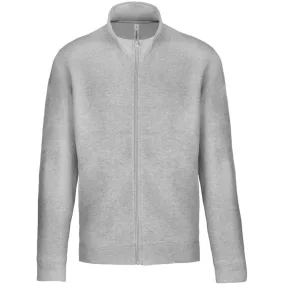 termék:  KARIBAN Végig Cipzáras Pulóver XS Oxford Grey