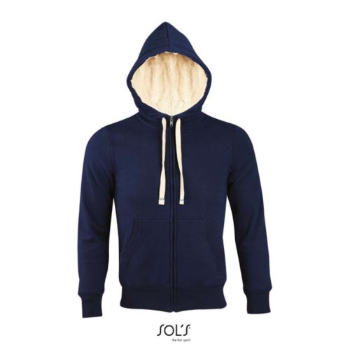 SOLS SO00584 Sols Sherpa - unisex zipzáros pulóver sherpa béléssel L