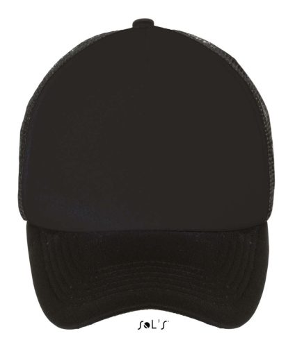 SOL'S SO01668 Sol's Bubble - 5 lapos mesh sapka Black