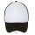 SOL'S SO01668 Sol's Bubble - 5 lapos mesh sapka Fehér/Fekete