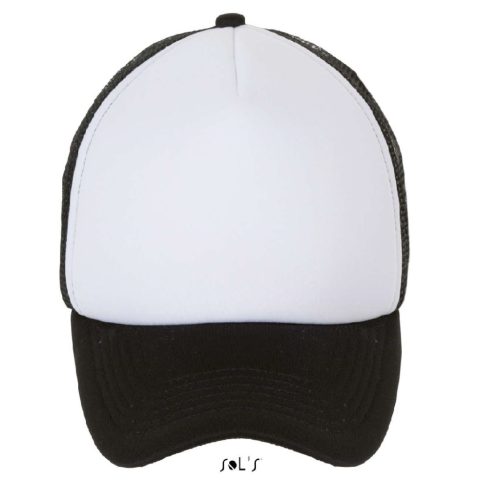 SOL'S SO01668 Sol's Bubble - 5 lapos mesh sapka Fehér/Fekete