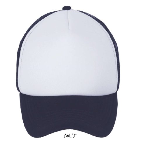 SOL'S SO01668 Sol's Bubble - 5 lapos mesh sapka White/French Navy