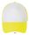 SOL'S SO01668 Sol's Bubble - 5 lapos mesh sapka White/Neon Yellow