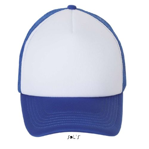 SOL'S SO01668 Sol's Bubble - 5 lapos mesh sapka White/Royal Blue
