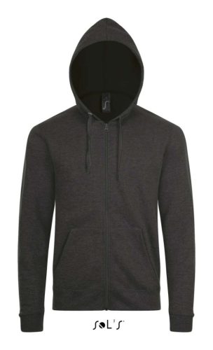 SOLS SO01714 Sols Stone - unisex zipzáros, kapucnis pulóver XS