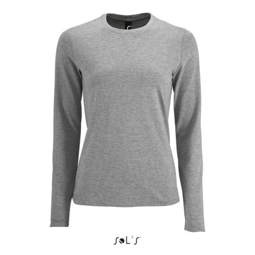 SOLS SO02075 Sols Imperial LSL Women - hosszú ujjú póló S