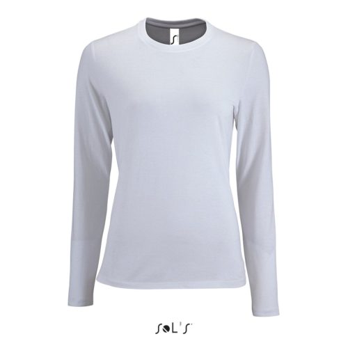 SOLS SO02075 Sols Imperial LSL Women - hosszú ujjú póló S