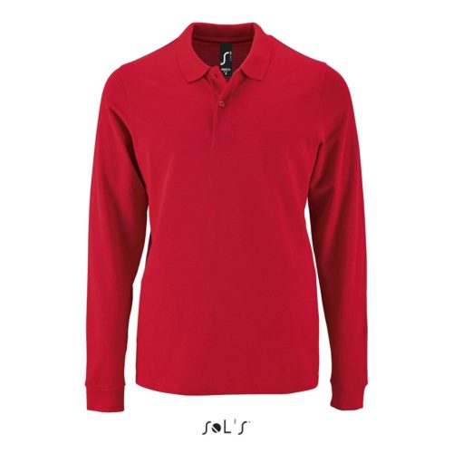 SOLS SO02087 Sols Perfect LSL Men - hosszú ujjú piké galléros póló XL