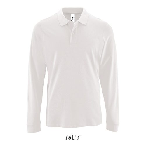 SOLS SO02087 Sols Perfect LSL Men - hosszú ujjú piké galléros póló L