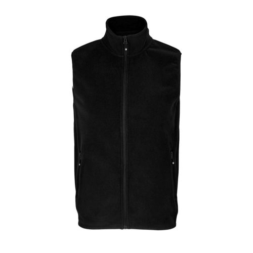 SOLS SO03822 Sols Factor BW - unisex microgyapjú zipzáros mellény 4XL