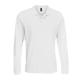 SOLS SO03983 Sols Prime LSL galléros hosszú ujjú póló (white, 3XL) 3XL