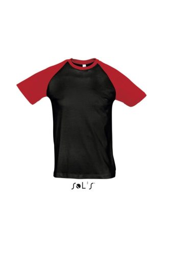 SOLS SO11190 Sols Funky - férfi 2 színű raglán ujjú póló XL