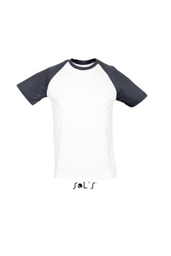 SOLS SO11190 Sols Funky - férfi 2 színű raglán ujjú póló 2XL