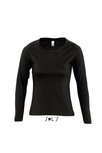 SOLS SO11425 Sols Majestic - női környakú hosszú ujjú póló S