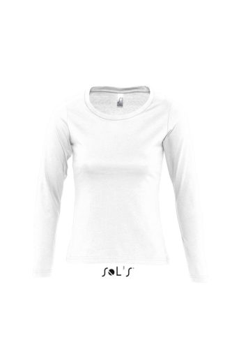 SOLS SO11425 Sols Majestic - női környakú hosszú ujjú póló S