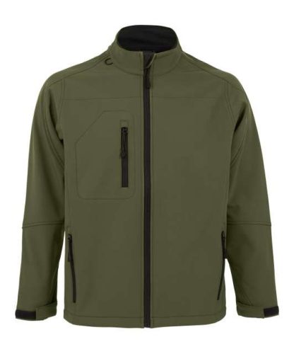 SOLS SO46600 Sols Relax - férfi softshell zipzároszáros dzseki 4XL
