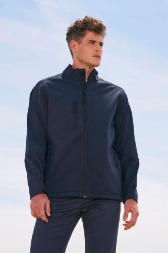 SOLS SO46600 Sols Relax - férfi softshell zipzároszáros dzseki S