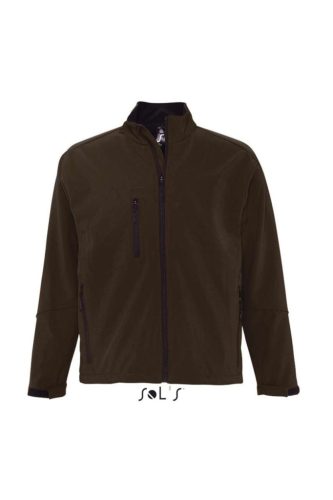 SOLS SO46600 Sols Relax - férfi softshell zipzároszáros dzseki S
