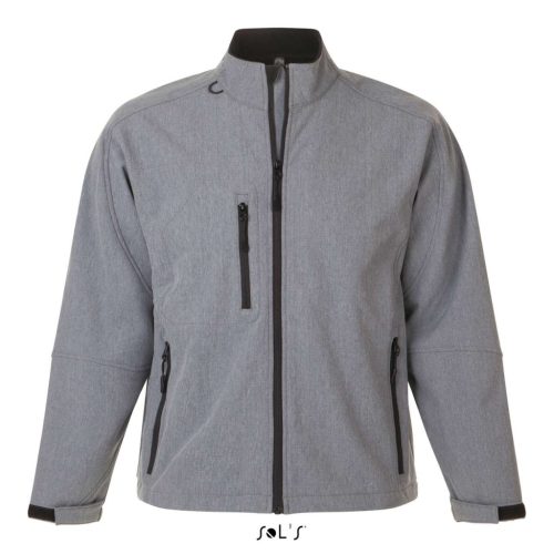 SOLS SO46600 Sols Relax - férfi softshell zipzároszáros dzseki S