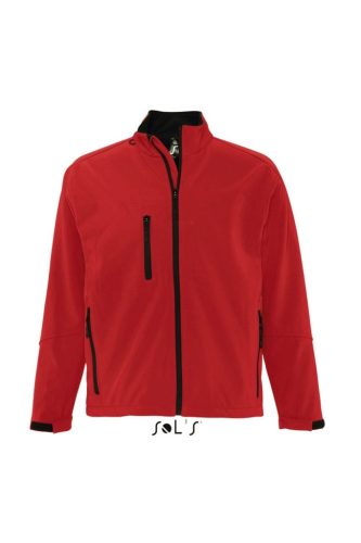 SOLS SO46600 Sols Relax - férfi softshell zipzároszáros dzseki S