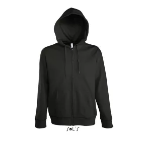 SOLS SO47800 Sols Seven Men - pulóver bélelt kapucnival M