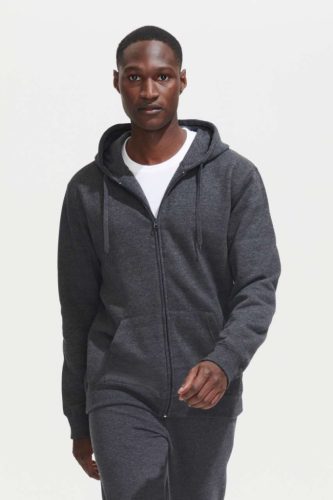 SOLS SO47800 Sols Seven Men - pulóver bélelt kapucnival XL