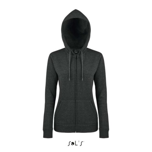 SOLS SO47900 Sols Seven Women - pulóver bélelt kapucnival S