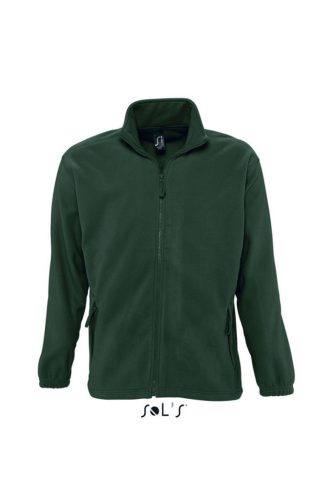 SOLS so55000 Sols North 100% Poliészter Unisex Zipp-Záras Pulóver (fir green, XS) XS