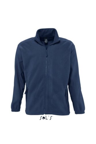 SOLS so55000 Sols North 100% Poliészter Unisex Zipp-Záras Pulóver (kék, XS) XS