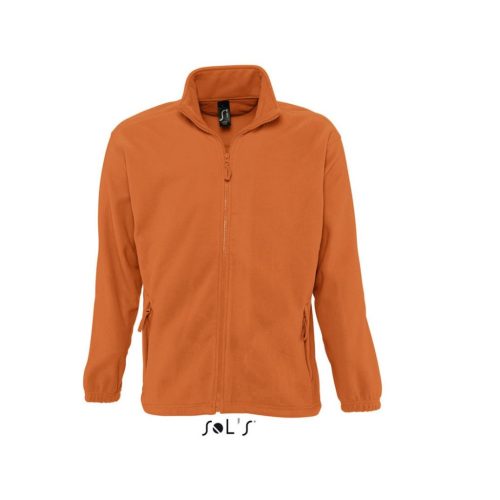 SOLS so55000 Sols North 100% Poliészter Unisex Zipp-Záras Pulóver (orange, XS) XS