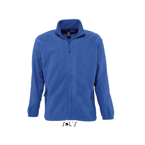 SOLS so55000 Sols North 100% Poliészter Unisex Zipp-Záras Pulóver (royal, XS) XS