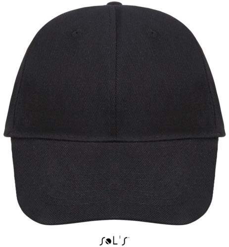SOL'S SO88100 Sol's Buffalo - 6 lapos sapka Black