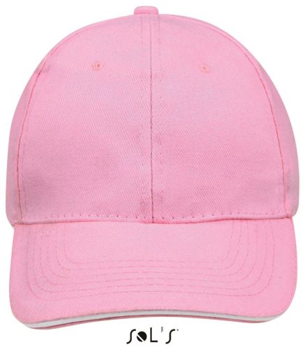 SOL'S SO88100 Sol's Buffalo - 6 lapos sapka Pink/White