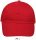 SOL'S SO88100 Sol's Buffalo - 6 lapos sapka Red