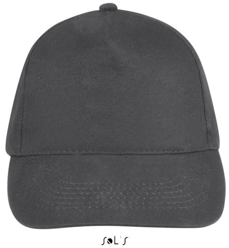 SOL'S SO88110 Sol's Sunny - 5 lapos sapka Dark Grey/Light Grey