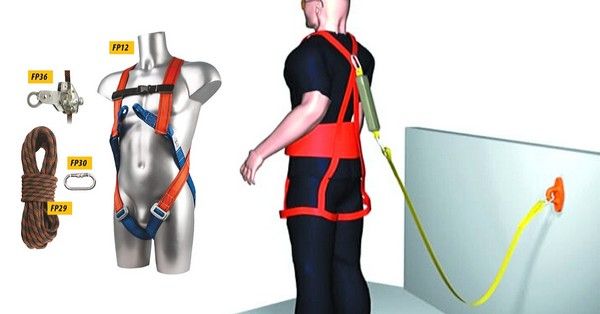 A személyi esésvédelmi rendszerek úgynevezett fix kikötési ponttal rendelkeznek, mely minden körülmények között stabil és megbízható tartást ad. 
